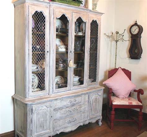 China Cabinet Painted With Chalk Paint My Home Design Shabby Chic