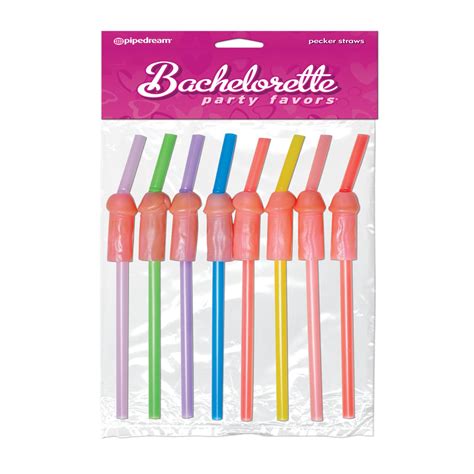 Pipedream Bachelorette Party Favors Straws 8pk Health And Wellness Sexual Wellness Adult
