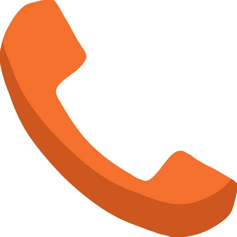 Phone Icon Png Orange Color Phone Icon Free Phone Icon Orange Color