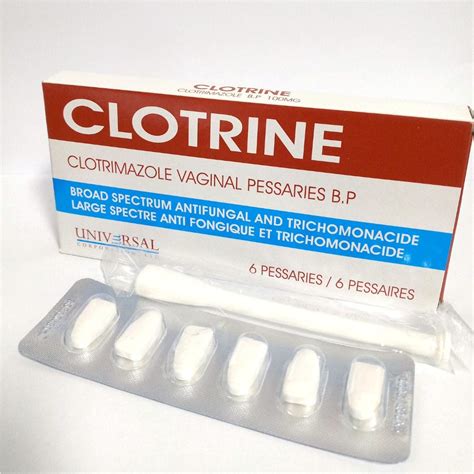 Buy The Clotrine Clotrimazole 100mg Pessaries Pack Via Global Health