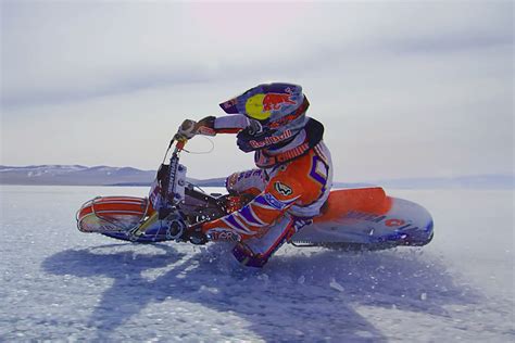 Ice Speedway Racing Over A Frozen Lake Uncrate
