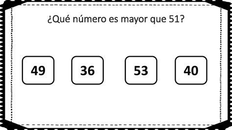 Trabajamos Con Los Números Mayor Y Menor Orientacion Andujar