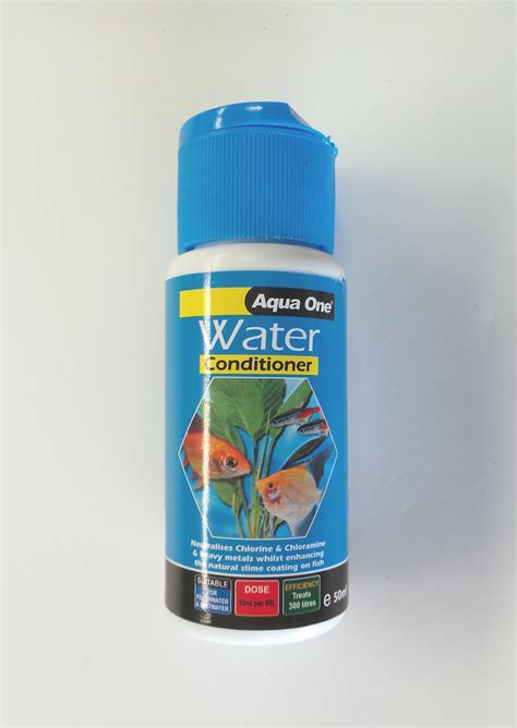 Aqua One Water Conditioner 50ml Treats 300lt Woodvale Fish And Lily