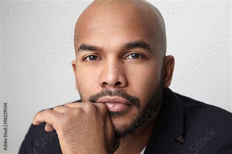 Close Up Portrait Of Black Man Buy This Stock Photo And Explore