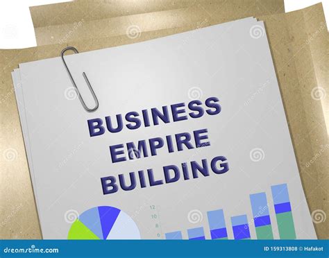 BUSINESS EMPIRE BUILDING Concept Stock Illustration - Illustration of