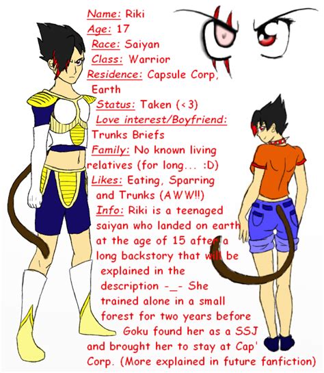 The rules of the game were changed drastically, making it incompatible with previous expansions. Riki, my Saiyan OC (Character sheet/Concept art) by SSJgokuVSshinymewtwo on DeviantArt
