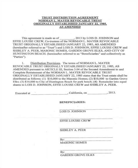 Free 10 Distribution Agreement Forms In Pdf Ms Word With Estate