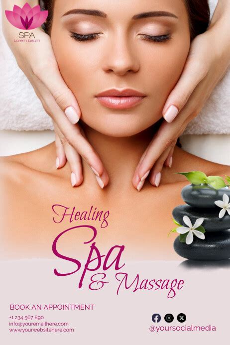 Massage Poster Template Postermywall