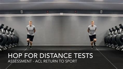 Return To Sport For Acl Injuries Hop For Distance Tests Youtube