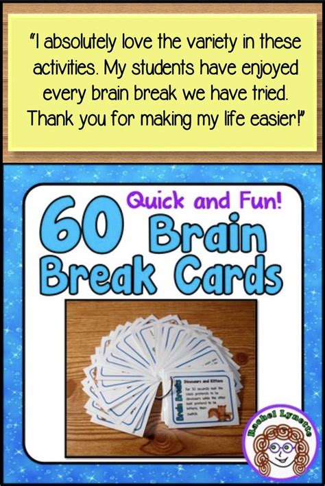 Printable Brain Break Cards Pdf Printable Word Searches