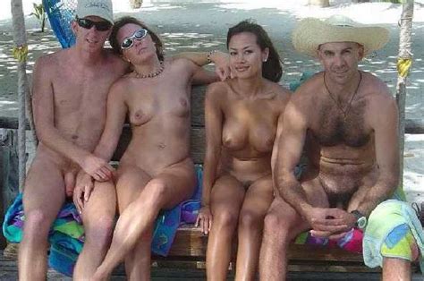 Two Nude Couples On Vacation Nudeshots