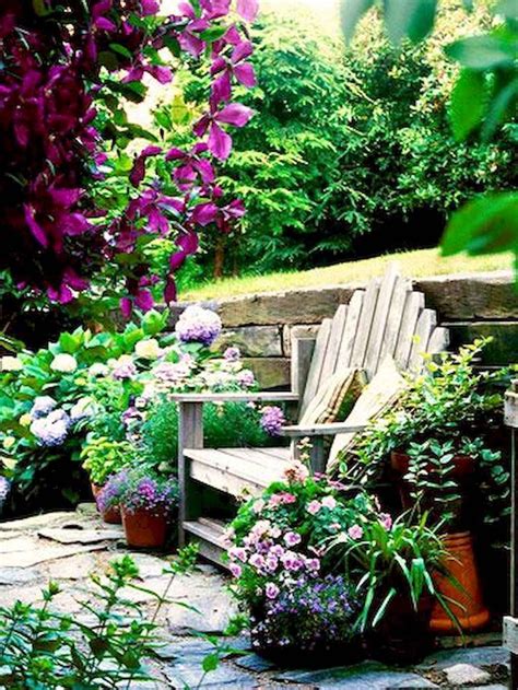 I have a front garden about the size of a wheelchair parking space i've grown onions, cucumber, dill,carrots,peas,lettuce all at the same time and raised beds are fantastic. 16 beautiful cottage garden ideas to create perfect spot | Garden seating area, Outdoor garden ...