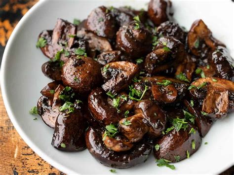 Balsamic Roasted Mushrooms Budget Bytes