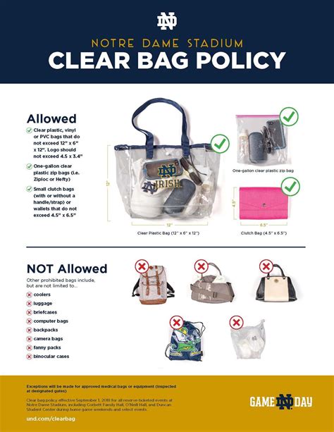 Notre Dame To Implement New Clear Bag Policy Wvpe