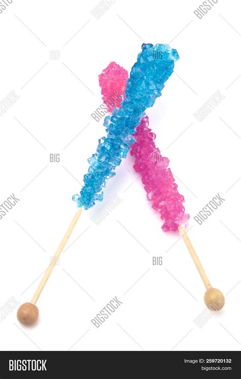 Blue Pink Rock Candy Image And Photo Free Trial Bigstock