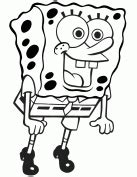 nickelodeon  krabs spongebob coloring page