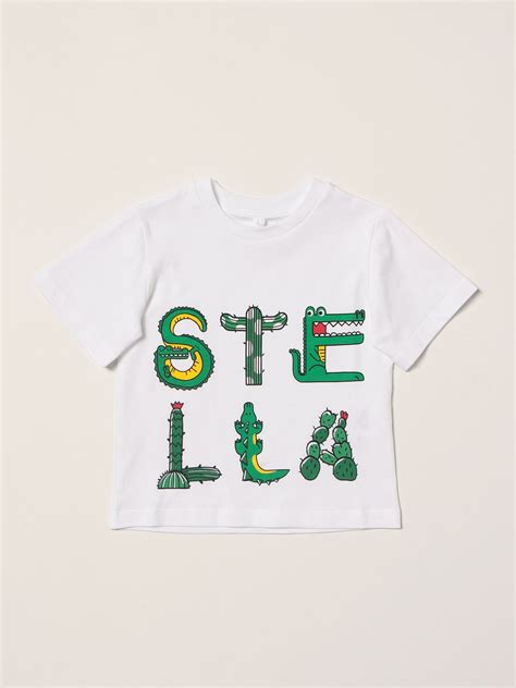 Stella Mccartney Organic Cotton T Shirt With Graphic Print White