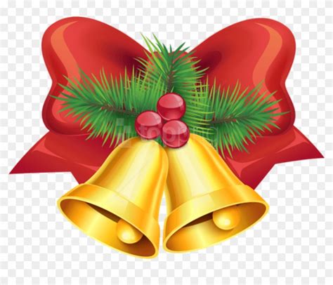 Free Png Christmas Red Bow And Bells Transparent Png Christmas Bow