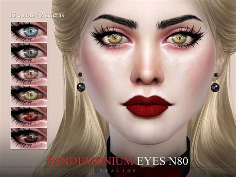 Eyes In 15 Colors 2 Versions Lightdark Sclera All Ages And Genders