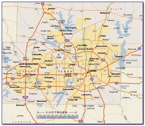 Map Of Dallas And Surrounding Areas