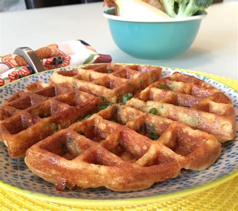 Simple And Delightful Morning Savory Waffles Recipe Rebecca Scritchfield