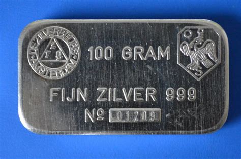 Zilverbaar 100 Gram De Zilverbeurs Amsterdam Catawiki