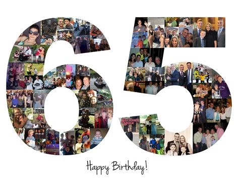Make memories eternal with our great photo gifts section. 65th Birthday or Wedding Anniversary Gift Number Photo | Etsy | 50th anniversary party ...