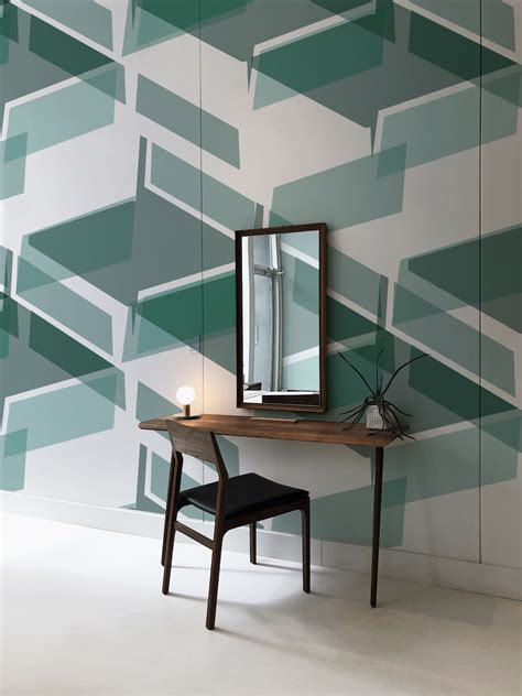 Colorful And Abstract Patterned Wallcoverings By Leigh Bagley X Newmor