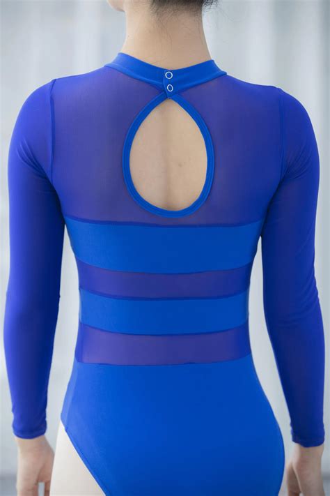 2020 Blue Sexy Ladies Training Dancewear Dance Practice Clothes Ballet Leotard Womens Ballet