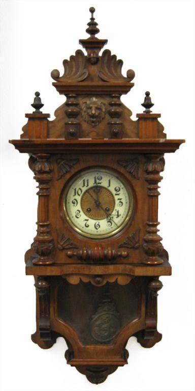 30 Antique German Wall Clock Mfg By Gongschlag Lot 0030