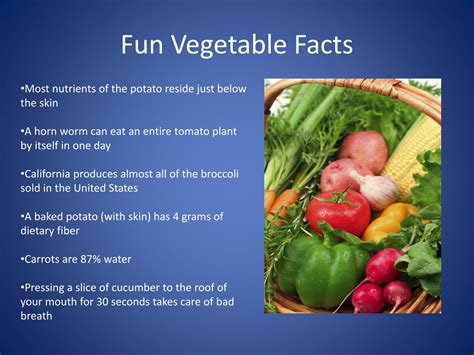 Ppt Fruits And Vegetables Powerpoint Presentation Free