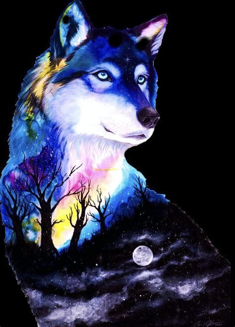 Anime Mystical Galaxy Wolf Wallpaper Anime Galaxy Wolf Wallpapers Top