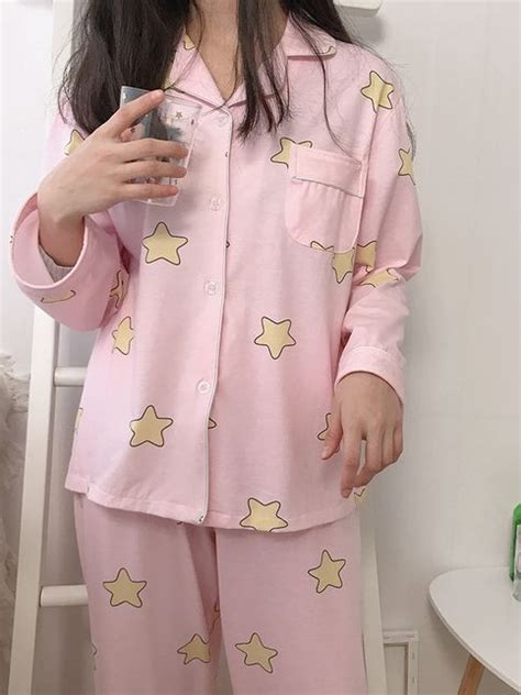 Fashion Cute Star Pajamas Pajama Fashion Kawaii Fashion Fashion Outfits