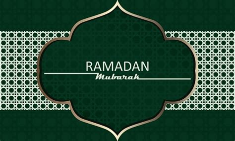Elegant Welcome Ramadan Mubarak Banner Stock Illustration Download