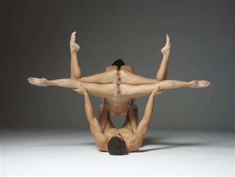 Gymnastics With Naked Twins Porn Pic