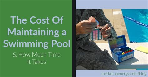 The Cost To Maintain A Pool And How Much Time It Takes Pool Heater Pool Maintenance Cost Pool