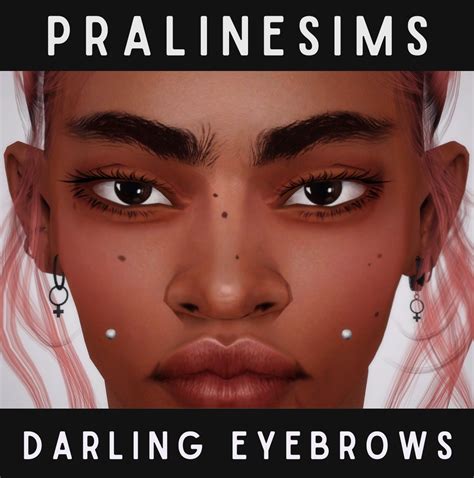 Rollo Rolls Pralinesims Darling Eyebrows Less Emily Cc Finds