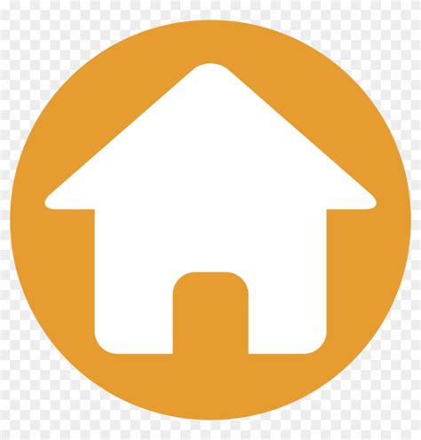 Back Default Home Homepage Icon Home Icon Png Orange Free