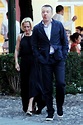 Gillian Anderson and Peter Morgan at a romantic dinner -04 | GotCeleb