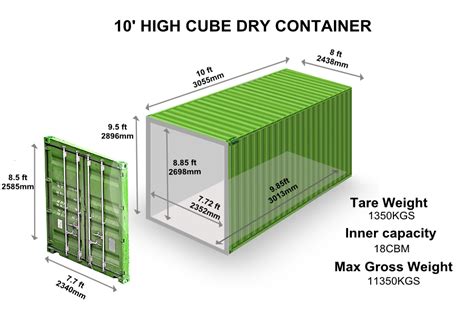 10 Hc Iso Shipping Container