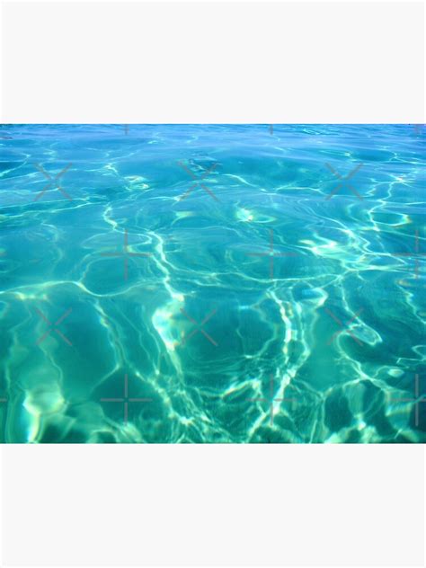 Blue Ocean Water Ripples Photograph Canvas Print By Hothibiscus