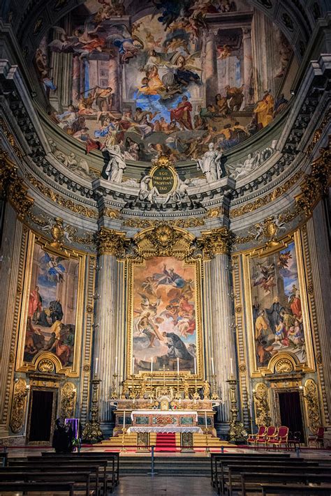 Jesuit Church Rome Italy Photograph By Joan Carroll Fine Art America