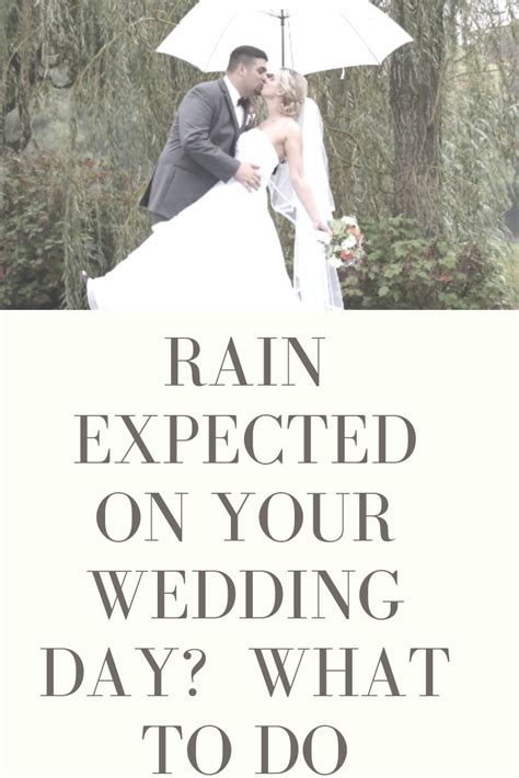 Rain On Your Wedding Day Darianna Bridal And Tuxedo Wedding Day