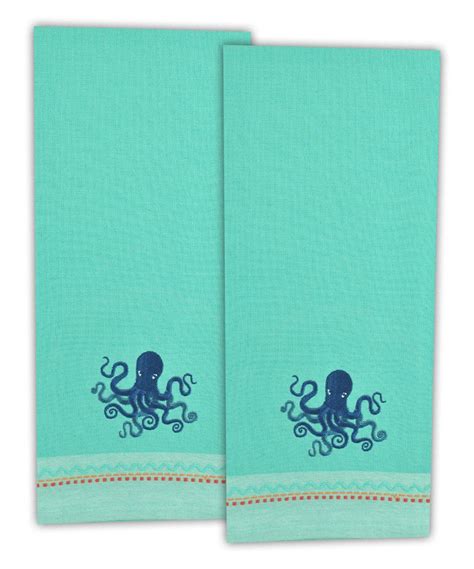 Love This Octopus Embroidered Dish Towel Set Of Two By Design Imports