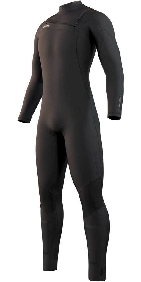 2021 Mystic Mens Marshall 53mm Front Zip Wetsuit 200007 Black