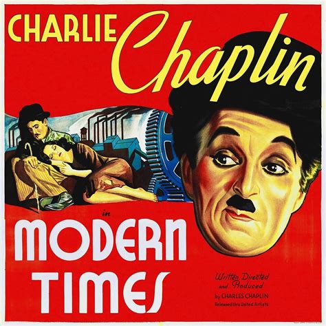 Charlie Chaplin Modern Times 1936 Poster Print By Hollywood Photo