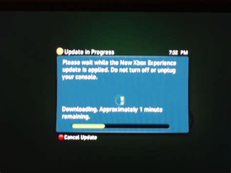 Update In Progress Xbox 360 Picture Image Photo