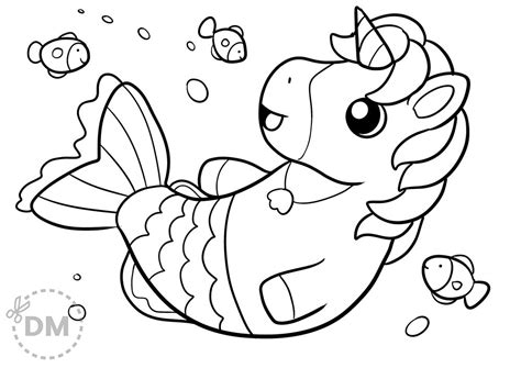 Unicorn Coloring Pages Mermaid Coloring Pages Puppy Coloring Pages