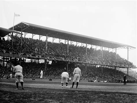 Opening Day At Griffith Stadium Washington Dc 1922 Photograph By