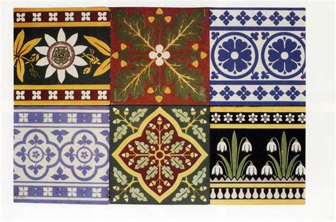 Decorative Tiles With Abstract Patterns A Small Selection